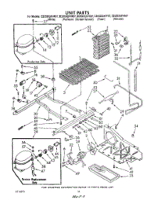 10 - Unit parts for Whirlpool Refrigerator ED25DQXVF07 from AppliancePartsPros.com