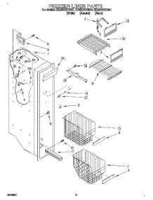 04 - Freezer Liner parts for Whirlpool Refrigerator ED25DSXDN01 from AppliancePartsPros.com