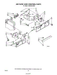13 - Air Flow And Control parts for Whirlpool Refrigerator ED26SSXLWR1 from AppliancePartsPros.com