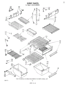 06 - Shelf parts for Whirlpool Refrigerator ED19TKXMWR1 from AppliancePartsPros.com