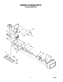 06 - Freezer Interior parts for Whirlpool Refrigerator ED25DWXTG01 from AppliancePartsPros.com
