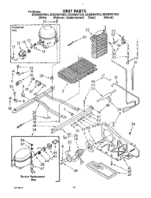 10 - Unit parts for Whirlpool Refrigerator ED25DWXTM03 from AppliancePartsPros.com