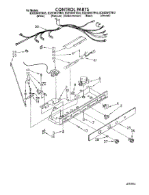 12 - Control parts for Whirlpool Refrigerator ED25DWXTM03 from AppliancePartsPros.com