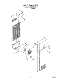 06 - Air Flow parts for Whirlpool Refrigerator ED22DKXXN00 from AppliancePartsPros.com