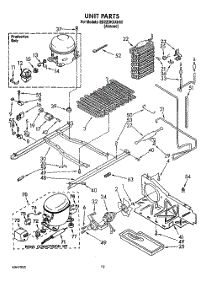 09 - Unit parts for Whirlpool Refrigerator ED22DKXXN00 from AppliancePartsPros.com