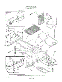 10 - Unit parts for Whirlpool Refrigerator ED25RQXWW00 from AppliancePartsPros.com