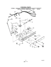 12 - Control parts for Whirlpool Refrigerator ED25DQXVG07 from AppliancePartsPros.com