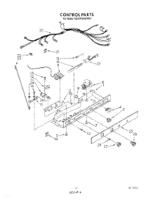 12 - Control parts for Whirlpool Refrigerator ED25RQXWW00 from AppliancePartsPros.com