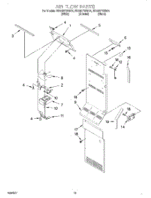 09 - Air Flow parts for Whirlpool Refrigerator ED20DFXEB01 from AppliancePartsPros.com