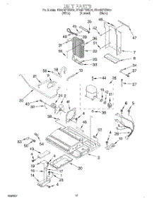 10 - Unit parts for Whirlpool Refrigerator ED20DFXEB01 from AppliancePartsPros.com