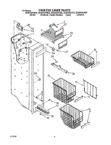 05 - Freezer Liner parts for Whirlpool Refrigerator ED25DQXVF05 from AppliancePartsPros.com