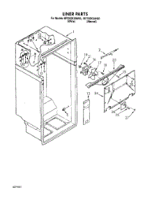 02 - Liner parts for Whirlpool Refrigerator 8ET20ZKXAW00 from AppliancePartsPros.com
