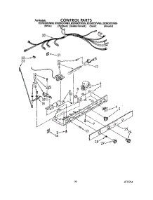 12 - Control parts for Whirlpool Refrigerator ED25DQXVG05 from AppliancePartsPros.com
