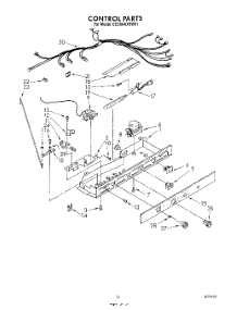 09 - Control , Not Illustrated parts for Whirlpool Refrigerator ED20AKXSW01 from AppliancePartsPros.com