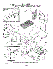 10 - Unit parts for Whirlpool Refrigerator ED25DQXVG06 from AppliancePartsPros.com