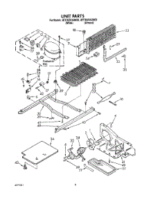 06 - Unit parts for Whirlpool Refrigerator 8ET20ZKXAW00 from AppliancePartsPros.com