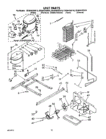 07 - Unit parts for Whirlpool Refrigerator ED20AKXSW10 from AppliancePartsPros.com