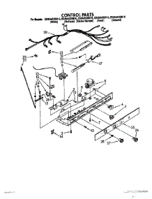 09 - Control, Lit / Optional parts for Whirlpool Refrigerator ED20AKXSW10 from AppliancePartsPros.com