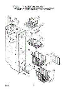 05 - Freezer Liner parts for Whirlpool Refrigerator ED25DWXTF05 from AppliancePartsPros.com