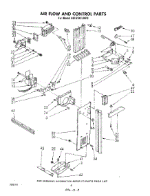 05 - Air Flow And Control, Lit / Optional parts for Whirlpool Refrigerator ED19TKXLWR2 from AppliancePartsPros.com