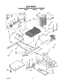 09 - Unit parts for Whirlpool Refrigerator ED27DQXAB04 from AppliancePartsPros.com