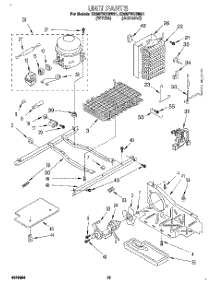 09 - Unit parts for Whirlpool Refrigerator ED25PWXBN01 from AppliancePartsPros.com