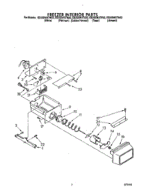 06 - Freezer Interior parts for Whirlpool Refrigerator ED25DWXTN02 from AppliancePartsPros.com