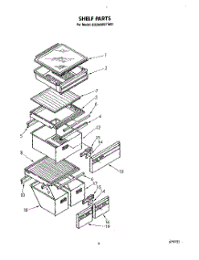04 - Shelf parts for Whirlpool Refrigerator ED25DWXTF01 from AppliancePartsPros.com