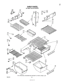 06 - Shelf parts for Whirlpool Refrigerator ED19TKXMWR2 from AppliancePartsPros.com