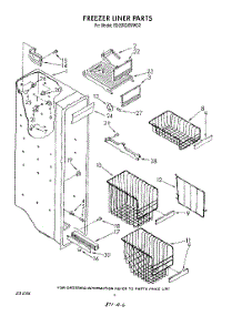 05 - Freezer Liner parts for Whirlpool Refrigerator ED25RQXWW02 from AppliancePartsPros.com