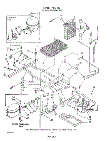 10 - Unit parts for Whirlpool Refrigerator ED25RQXWW02 from AppliancePartsPros.com