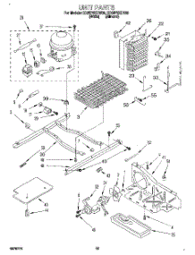 09 - Unit parts for Whirlpool Refrigerator ED25PSXDN00 from AppliancePartsPros.com