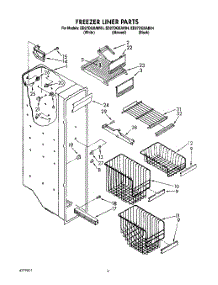 04 - Freezer Liner parts for Whirlpool Refrigerator ED27DQXAW04 from AppliancePartsPros.com