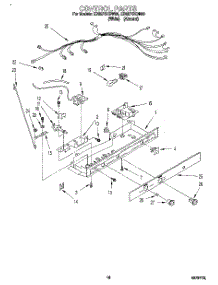11 - Control parts for Whirlpool Refrigerator ED22PSXDN00 from AppliancePartsPros.com