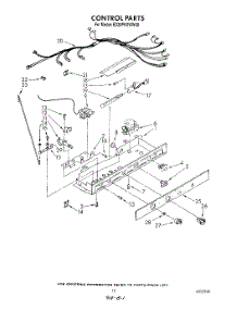 09 - Control , Lit / Optional parts for Whirlpool Refrigerator ED20PKXWW00 from AppliancePartsPros.com