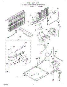 04 - Unit parts for Whirlpool Refrigerator 9ET18NKXFN00 from AppliancePartsPros.com