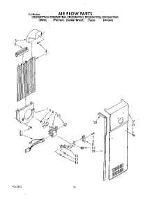 11 - Air Flow parts for Whirlpool Refrigerator ED22DWXTW03 from AppliancePartsPros.com