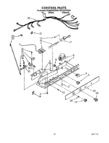 09 - Control, Lit / Optional parts for Whirlpool Refrigerator ED20GKXZW00 from AppliancePartsPros.com