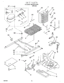 10 - Unit parts for Whirlpool Refrigerator 7MED20TWDN00 from AppliancePartsPros.com