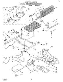 05 - Unit parts for Whirlpool Refrigerator 8ET22DKXBN00 from AppliancePartsPros.com