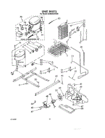 07 - Unit parts for Whirlpool Refrigerator ED20GKXWW00 from AppliancePartsPros.com