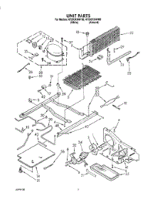 06 - Unit parts for Whirlpool Refrigerator AT20CKXAW00 from AppliancePartsPros.com