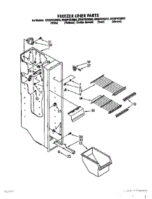 04 - Freezer Liner parts for Whirlpool Refrigerator ED20PKXSW03 from AppliancePartsPros.com