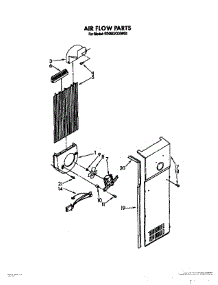 08 - Air Flow parts for Whirlpool Refrigerator ED20GKXXN00 from AppliancePartsPros.com