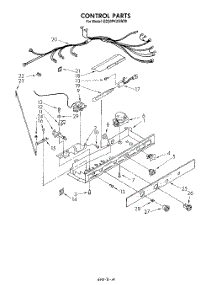 09 - Control , Lit / Optional parts for Whirlpool Refrigerator ED20PKXSW00 from AppliancePartsPros.com