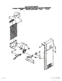 08 - Air Flow parts for Whirlpool Refrigerator ED20PKXSW03 from AppliancePartsPros.com