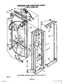 03 - Breaker And Partition parts for Whirlpool Refrigerator ED22MM1LWR0 from AppliancePartsPros.com