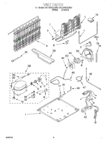 05 - Unit parts for Whirlpool Refrigerator 9ET19DKXFW00 from AppliancePartsPros.com