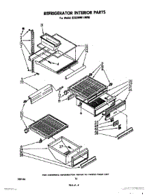 09 - Refrigerator Interior, Lit / Optional parts for Whirlpool Refrigerator ED22MM1LWR0 from AppliancePartsPros.com