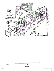 11 - Icemaker parts for Whirlpool Refrigerator ED22MM1LWR0 from AppliancePartsPros.com